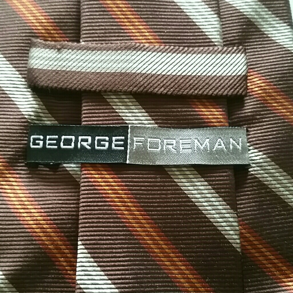 Multi Color George Foreman Tie 100% Silk